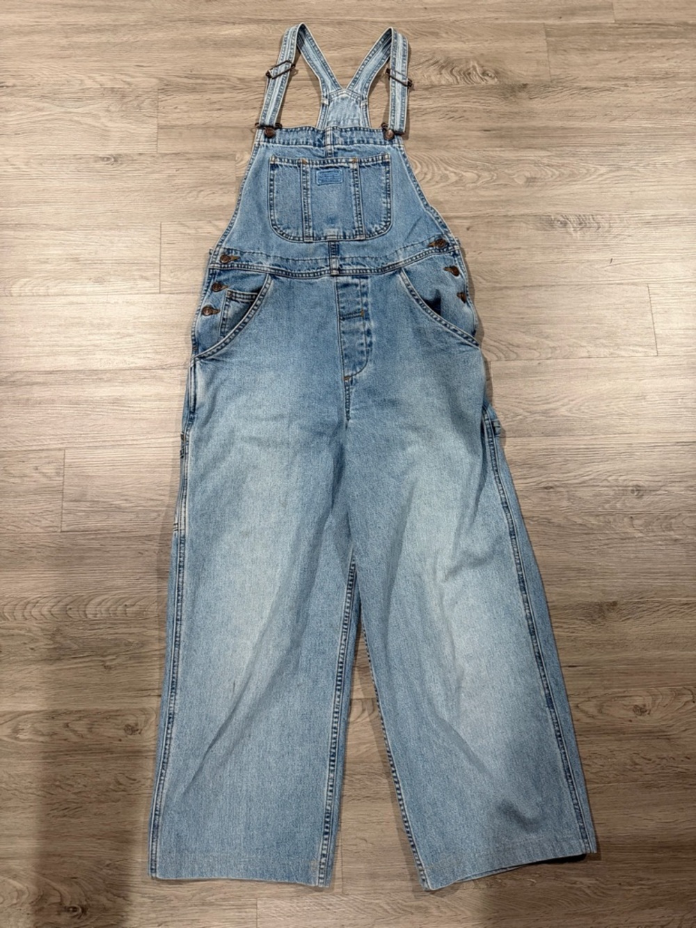 Vintage Levi’s Black Tab Light Wash Denim Overalls - Classic Women's Jeans